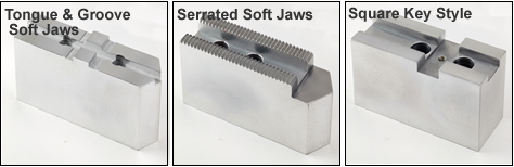 SOFT Jaws - Serrated, Tongue & Groove, Northfield Styles
